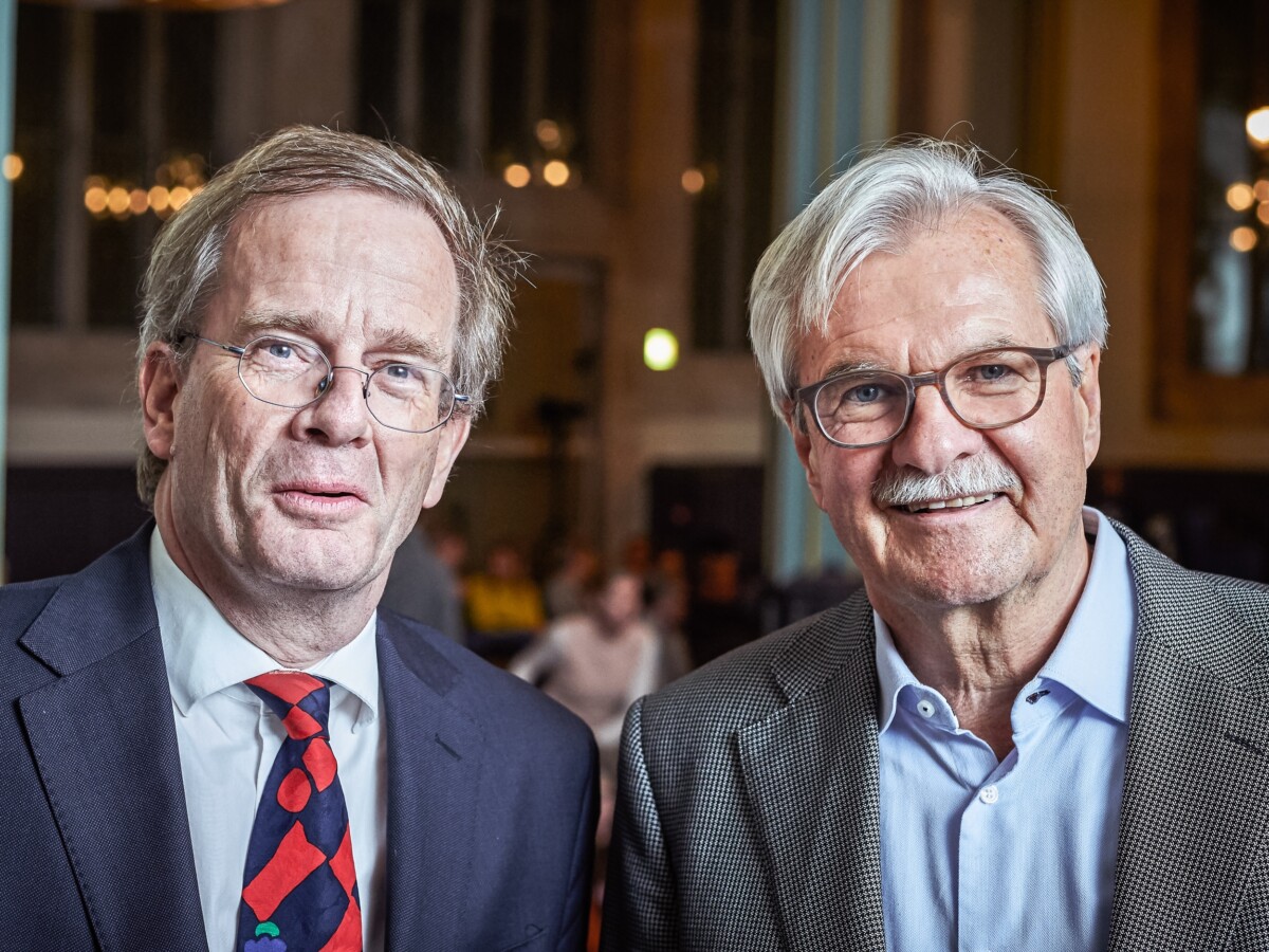 Andreas Kruse und Daniel Hell am zweiten Hohenegg Gespräch