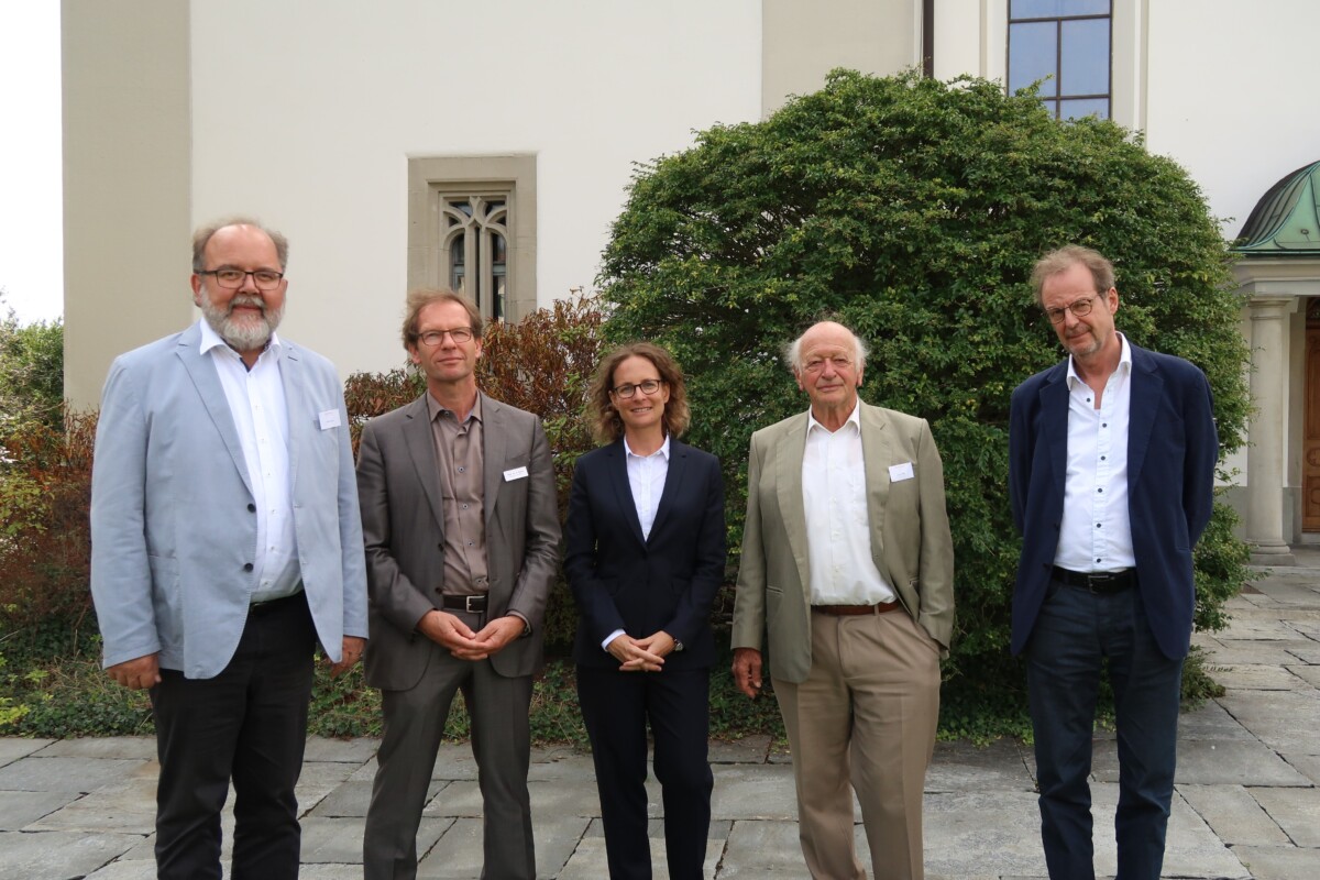 Gruppenbild Dr. Heinz Rüegger, Prof. Stefan Büchi, Dr. Katrin Merz, Prof. Luc Ciompi, Peter Haffner