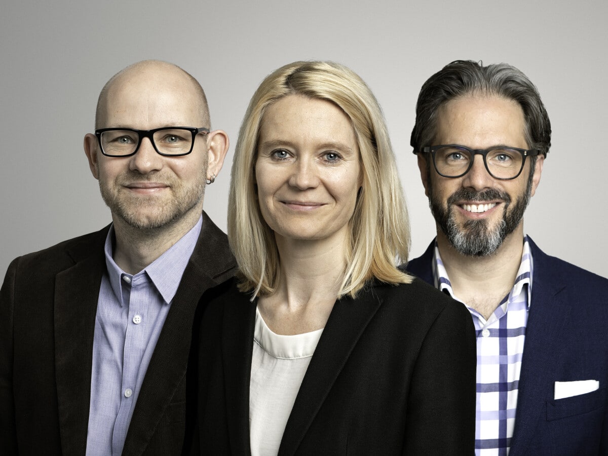 v.l.n.r.: Dr. med. Jens Wagner, Dr. med. Katja Scholz, Dr. med. Ruedi Schweizer